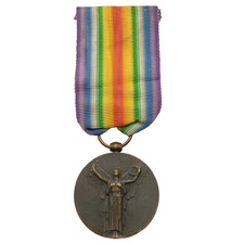6.15/10/25 (REF30280) Médaille MILITAIRE interalliée guerre 14/18 french medal