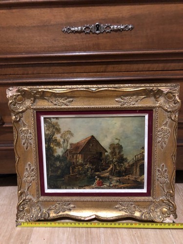 Tableau huile ancien - tableau,