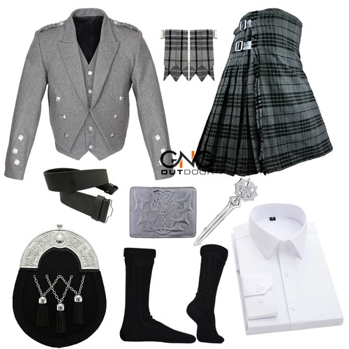 écossais homme gris laine - homme,