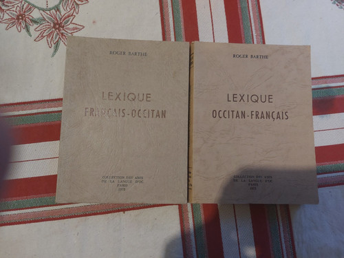 Lexique français occitan - français,