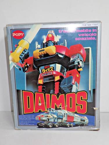 Daimos diecast robot popy - daimos,