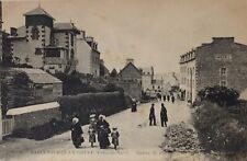 CPA SAINT MICHEL EN GRÈVE CÔTE D’ARMOR 22 ENTRÉE DU BOURG