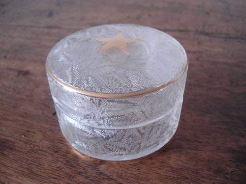Pot poudre cristal - à,