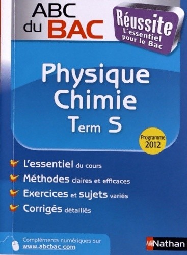 Physique chimie terminale - physique-chimie,