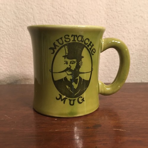 Vintage mustache coffee - mustache, mug