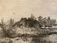 Gravure Paysage Ancien