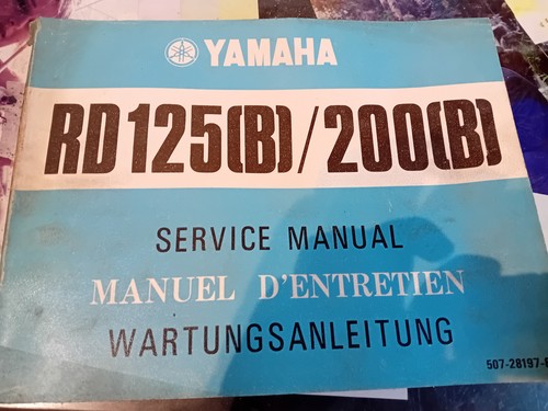 Manuel atelier rd125b 200 - manuel,