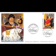 FDC LNF - Tableau Les danseuses de Fernando Botero - 27/4/2002 Paris