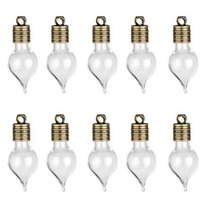 10pcs Mini Glass Wish Bottes