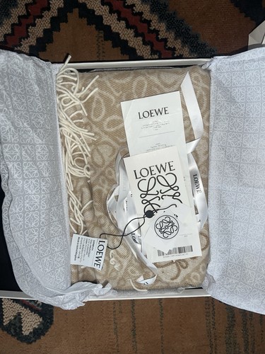 écharpe loewe laine - loewe,