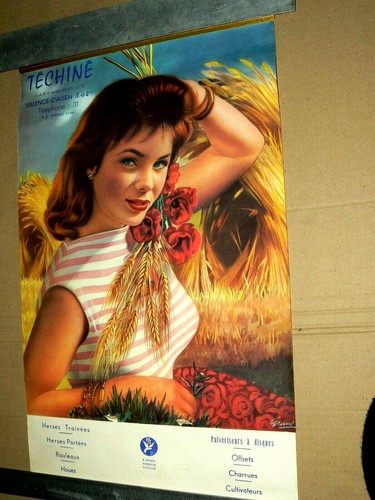Affiche ancienne techne - ancienne,