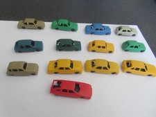 JOUEF HO 1/87 lot de 13 voitures R5 4L R30 SMCA 1100  104 504 GOLF BMW CX MERCED