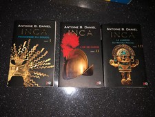 lot de 3 livres trilogie INCA (princesse soleil/or cuzco/macchu) Antoine Daniel