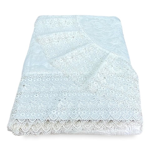 Bedspread avec high lace - bedspread,