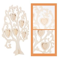 2 Ensembles Cadres photo en forme d'arbre d'amour bricolage