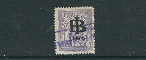 Pérou 1927 fiscaux - pérou,
