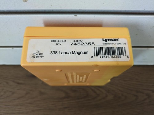 Lyman 338 lapua magnum - lyman,
