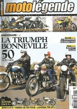 MOTO LEGENDE N°202 TRIUMPH BONNEVILLE / R COLLINS DRAGSTERS / SUZUKI 175 PE