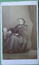 PHOTO CDV  MARIE-AMÉLIE  DE BOURBON-SICILES  REINE DES FRANCAIS