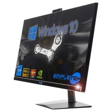 Aio All In One 27" I7 10ème Win10 4 Go 120 Go Ordinateur Fixe Poste Pc