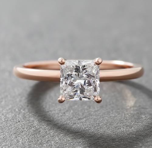 Bague diamant rose - diamant, or