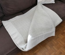 Grand plaid lin coton - voir détail en annonce.