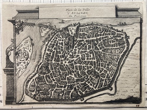 Gravure carte vue - pieter, van
