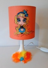 lampe de chevet creacat  peint