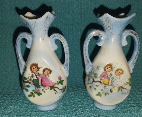 Ancienne paire vases - ancienne,