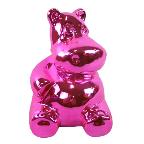 Statue hippopotame assis - , en