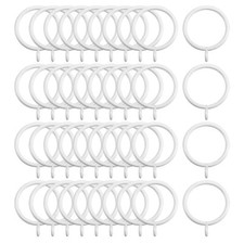 Rideau Anneaux Draperie Douche Anneau Antirouille 1.77" IDmètre 40 Pack