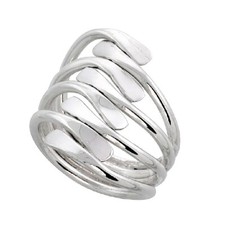 Bague Bypass En Argent