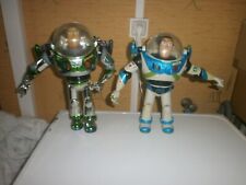 Lot de 2 BUZZ l'éclair parlant TOY STORY CHROME
