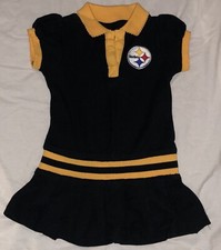 Girls Pittsburgh Steelers Sz 24 Months Cheerleader Outfit Dress