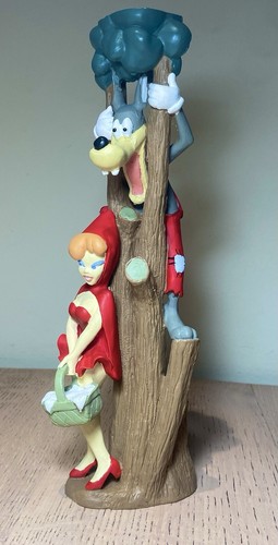 Figurine chaperon rouge loup - chaperon,