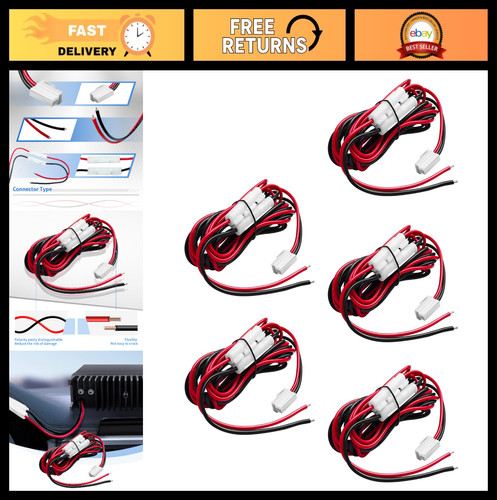 Pack shape dc power - 5-pack,