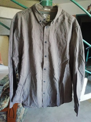 Chemise gris foncé rayures - foncé, à