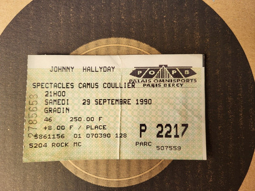 Johnny hallyday billet de - hallyday,