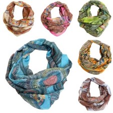 Foulard Loop En Soie Glitzer
