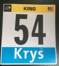 CYCLING Dossard Tour De France