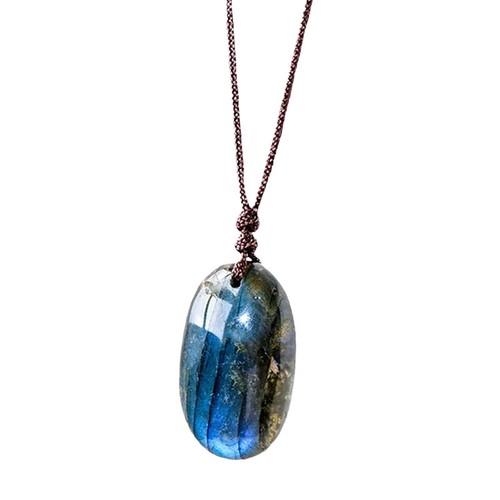 Labradorite collier pendentif - labradorite,