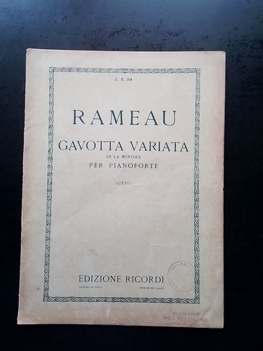 Partition ancienne rameau - ,