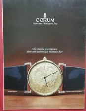 Publicité de presse:  Montre