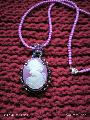 Collier avec camée - avec,