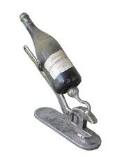 PORTE BOUTEILLE ACIER pièce unique signée & datée, Art et ARTISANAT D'ART N°3