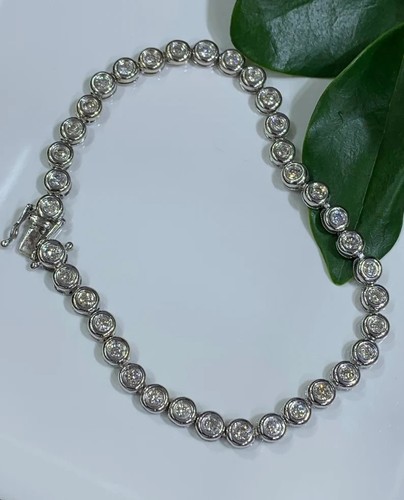Bracelet tennis rond diamant