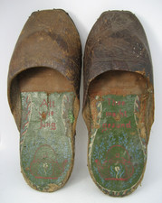 Paire chaussures anciennes - paire, de
