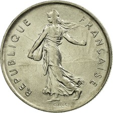 Monnaie, France, Semeuse, 5