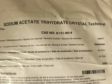 SODIUM ACETAT, ACETATE DE