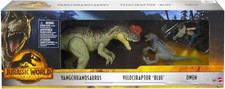Jurassic World Dinosaures Le Monde Coffret 3 Figurines Owen HLP79